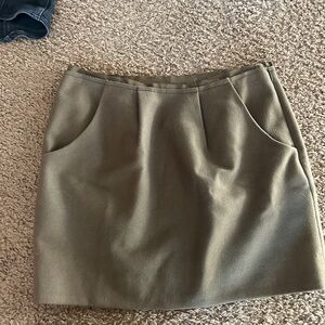 J. Crew Khaki Mini Skirt